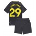 Everton Jesper Lindstrom #29 Bortedraktsett Barn 2024-25 Kortermet (+ Korte bukser)